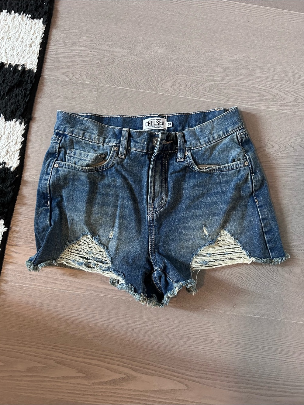 Vintage Wash Jean Shorts